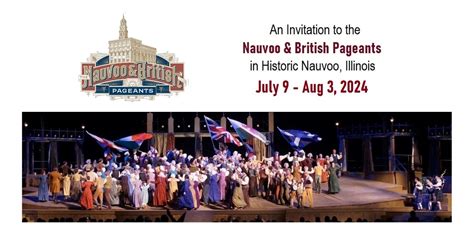 Dec 3, 2018 - 2019 Nauvoo Pageant & British Pageant Dates & Special Info. . Nauvoo pageant dates 2024